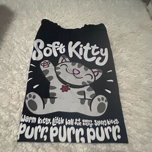 Big Bang Theory Soft Kitty Song by Ripple Junction T-shirt S